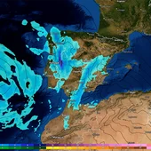 Llega una borrasca cargada de lluvias tras recorrer 5000 kilómetros Llega una borrasca cargada de lluvias tras recorrer 5000 kilómetros