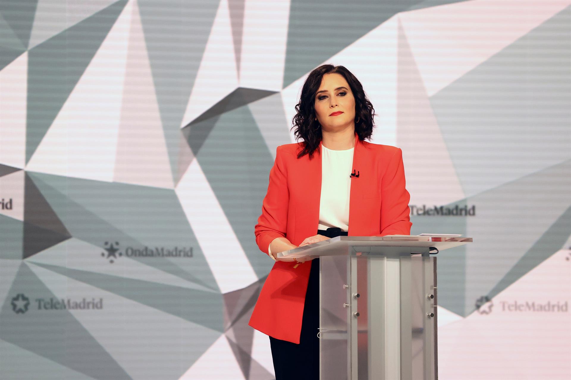 Así ha sido el mensaje final de Ayuso en el debate electoral Así ha sido el mensaje final de Ayuso en el debate electoral