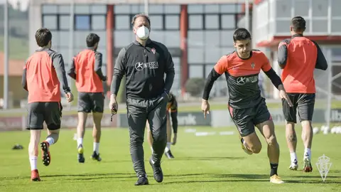 Entrenamiento del Sporting Entrenamiento del Sporting