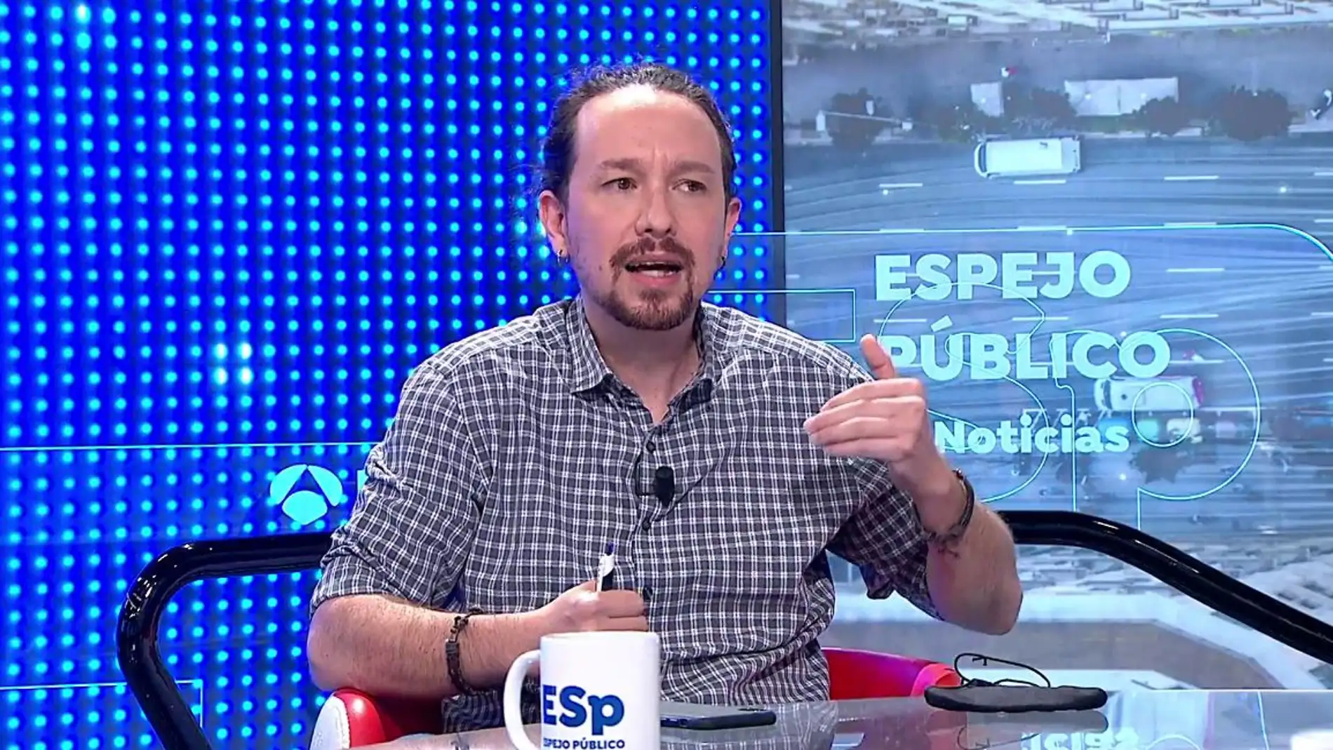Pablo Iglesias en Espejo Público.