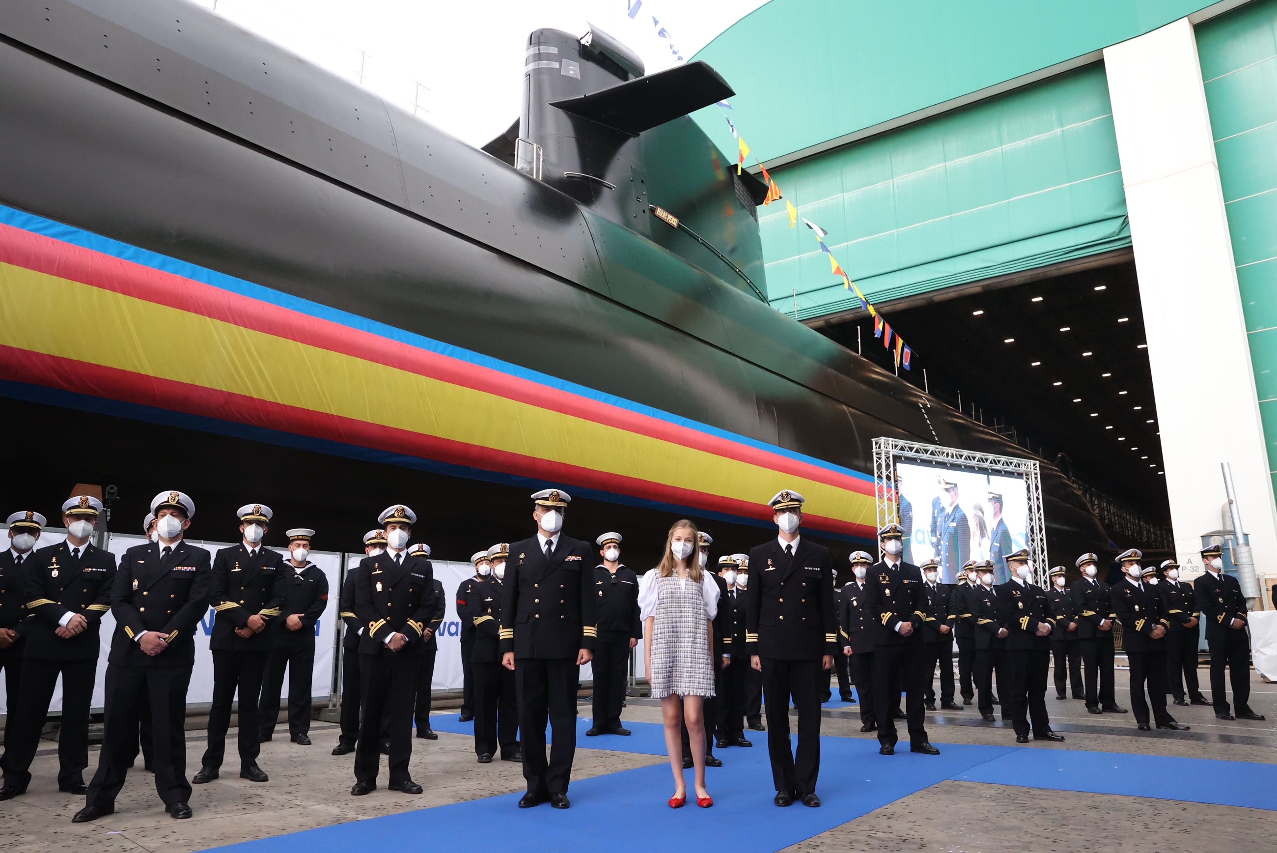 La princesa de Asturias bautiza el S-81 Isaac Peral, nuevo submarino de la Armada La princesa de Asturias bautiza el S-81 Isaac Peral, nuevo submarino de la Armada