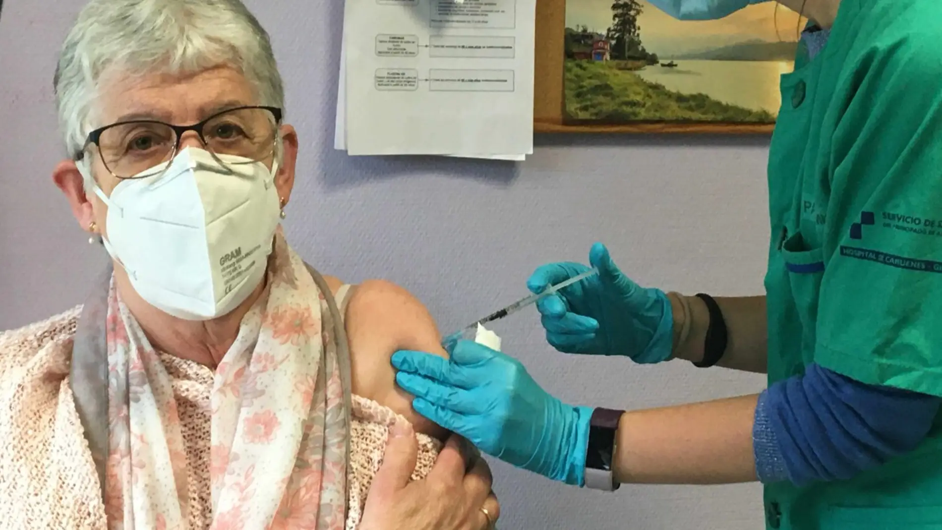 Administradas en Gijón las primeras vacunas de la Janssen