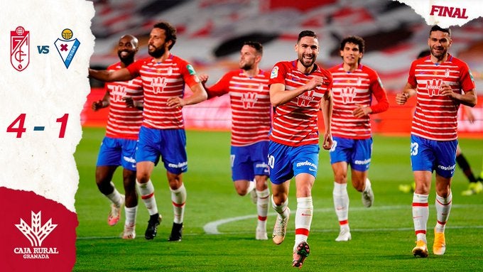 El Granada CF golea al SD.Eibar y remata la permanencia casi matemática en primera división. Onda Deportiva Granada 23/04/2021 El Granada CF golea al SD.Eibar y remata la permanencia casi matemática en primera división. Onda Deportiva Granada 23/04/2021