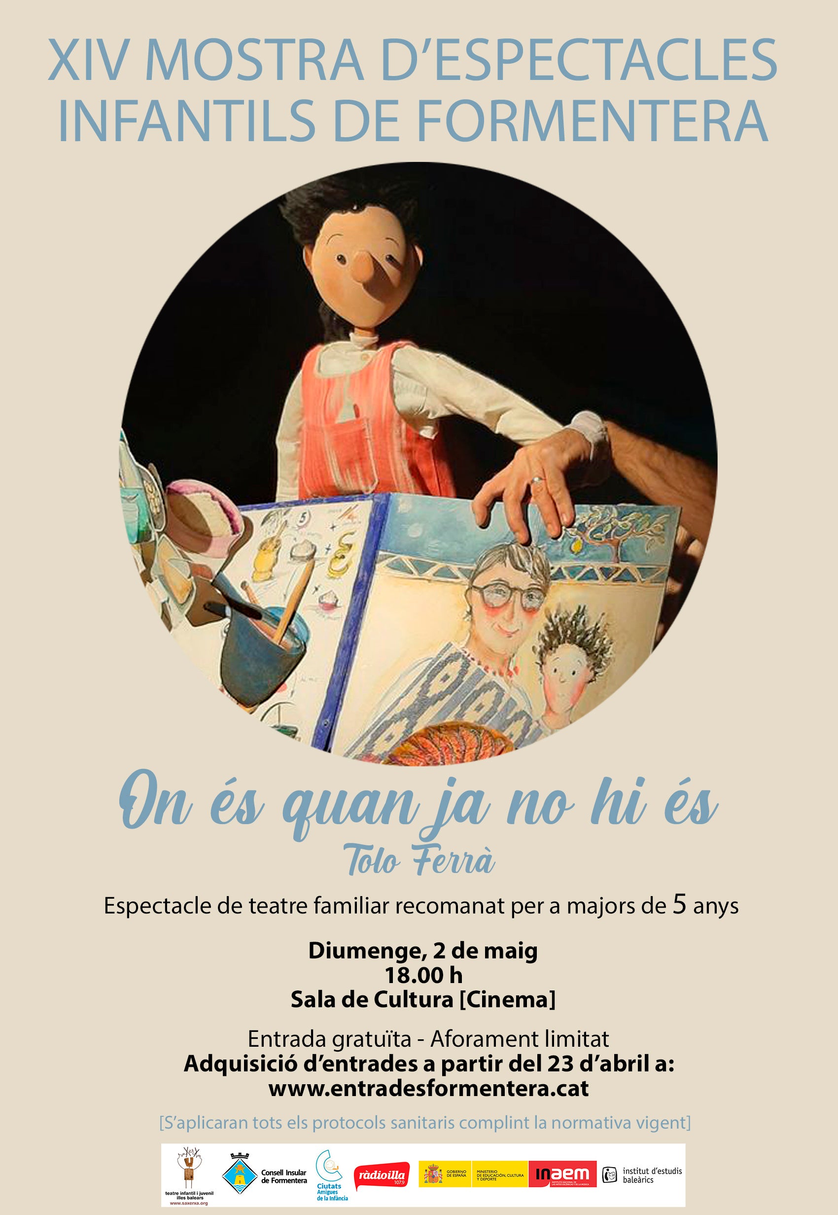 La obra 'On és quan ja no hi és' llega a Formentera La obra 'On és quan ja no hi és' llega a Formentera