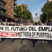 La manifestación ha discurrido desde el Complejo Petroquímico hasta la Concha de la Música La manifestación ha discurrido desde el Complejo Petroquímico hasta la Concha de la Música
