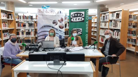 D&iacute;a del Libro en Onda Cero Albacete desde la Biblioteca P&uacute;blica del Estado.
