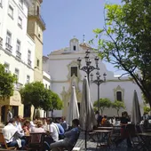 Plaza de San Francisco, en el centro de Cádiz Plaza de San Francisco, en el centro de Cádiz