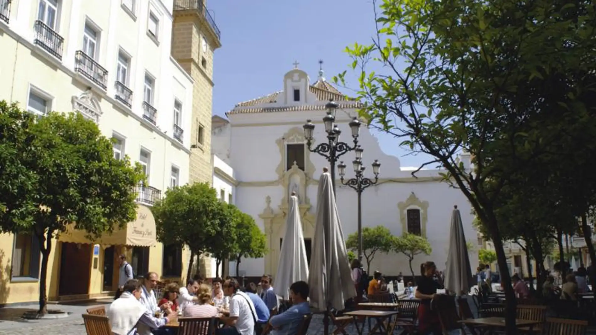 Plaza de San Francisco, en el centro de Cádiz