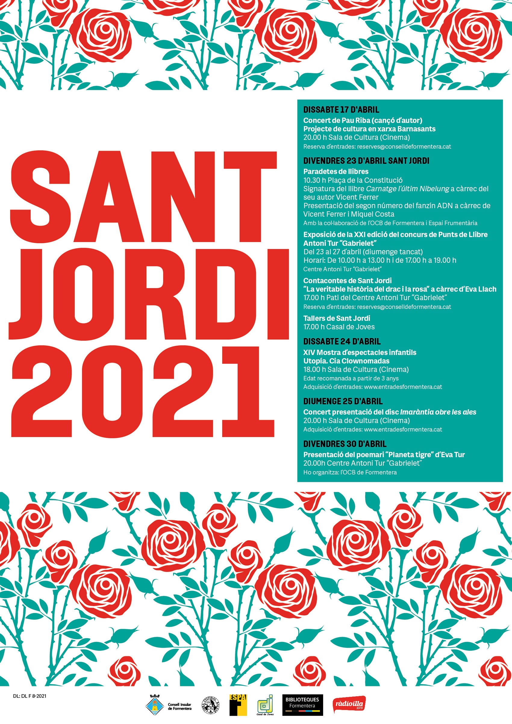 Libros, teatro, conciertos y exposiciones en Formentera por Sant Jordi Libros, teatro, conciertos y exposiciones en Formentera por Sant Jordi