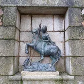 Cáceres celebra San Jorge, patrón de la ciudad, sin grandes actos Cáceres celebra San Jorge, patrón de la ciudad, sin grandes actos