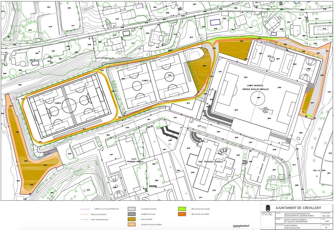 El Ayuntamiento de Crevillent contrata crear de un circuito de entrenamiento en la Ciudad del Fútbol ‘Juanfran Torres’ El Ayuntamiento de Crevillent contrata crear de un circuito de entrenamiento en la Ciudad del Fútbol ‘Juanfran Torres’