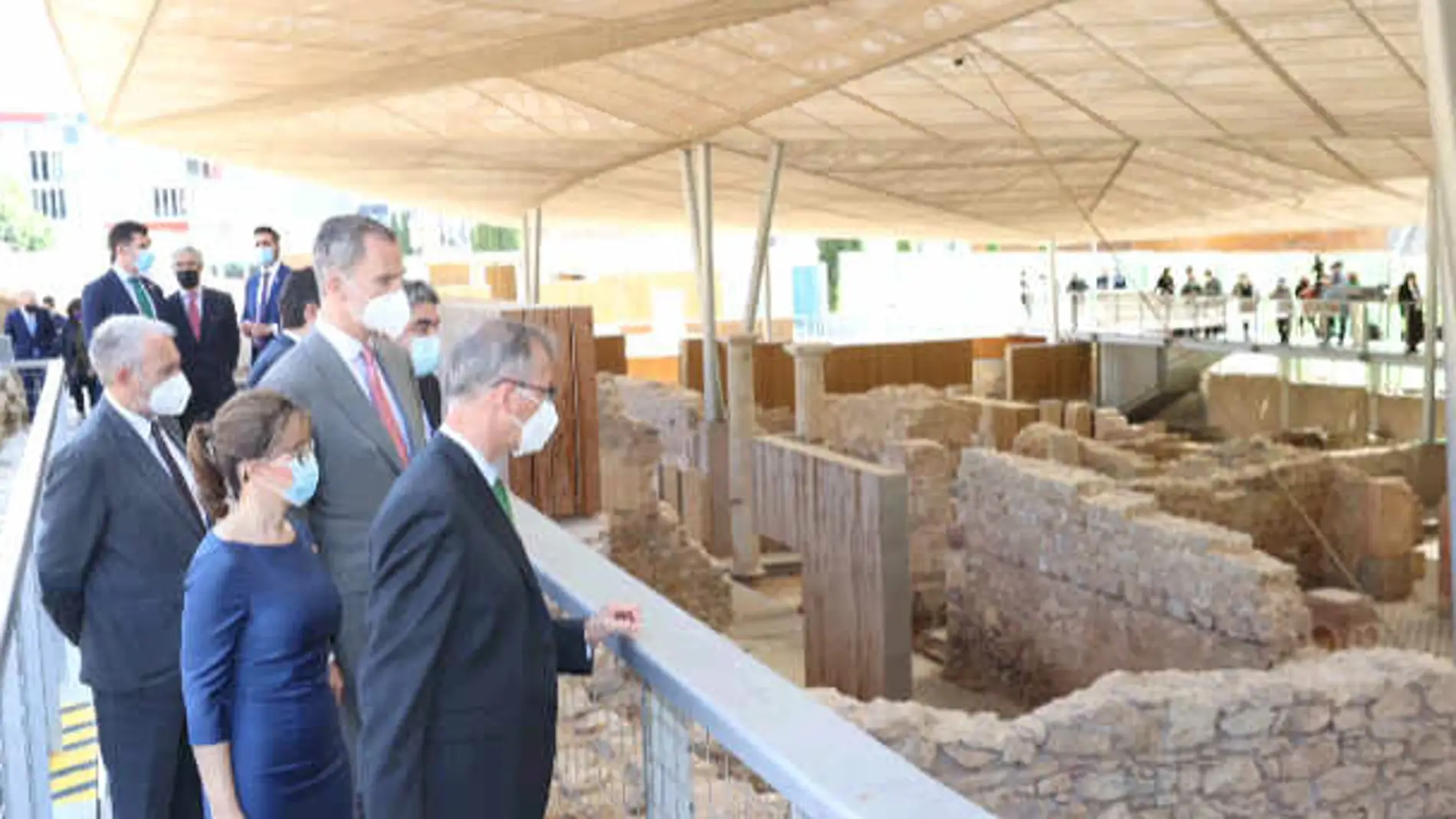 El Rey Felipe VI ha inaugurado el nuevo Museo Foro Romano Molinete de Cartagena