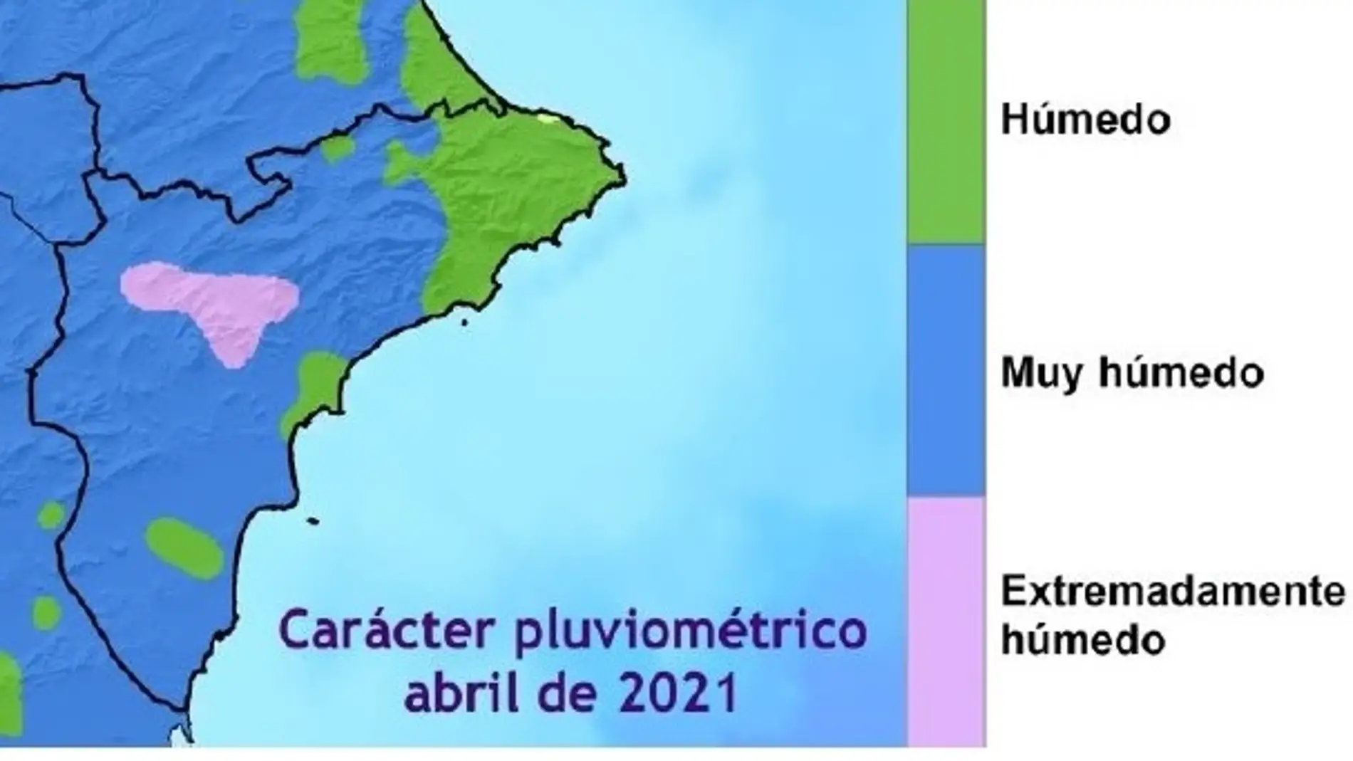 Abril fue muy lluvioso en la provincia de Alicante