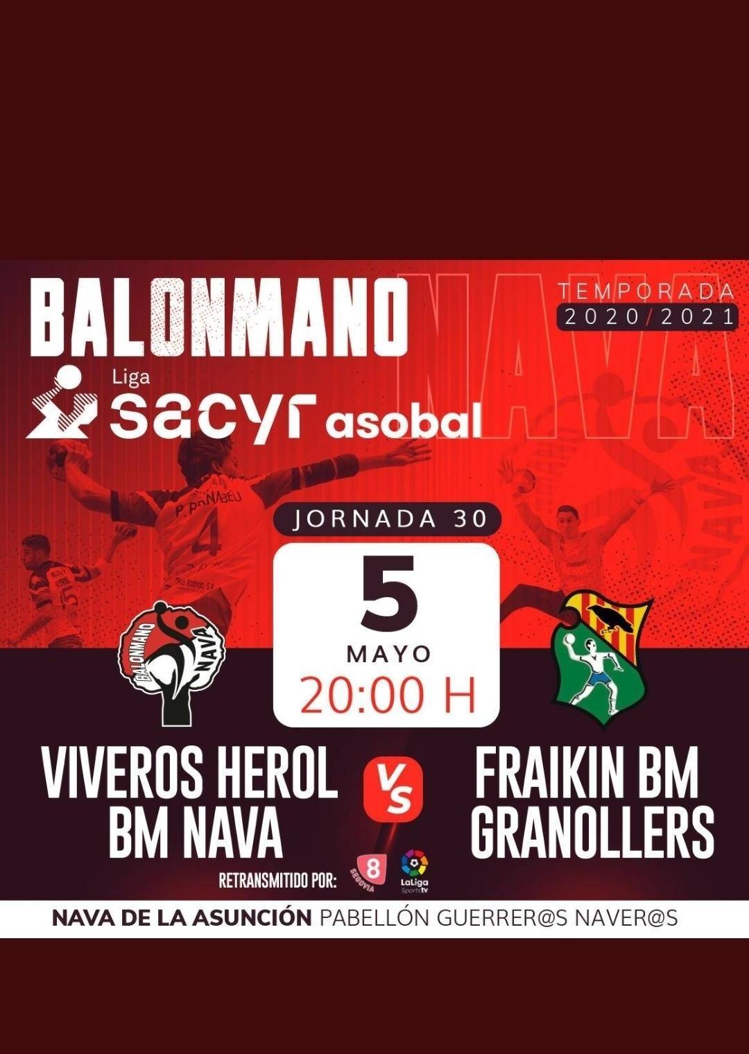 El Nava juega hoy en casa un gran duelo ante el segundo de la liga Asobal El Nava juega hoy en casa un gran duelo ante el segundo de la liga Asobal