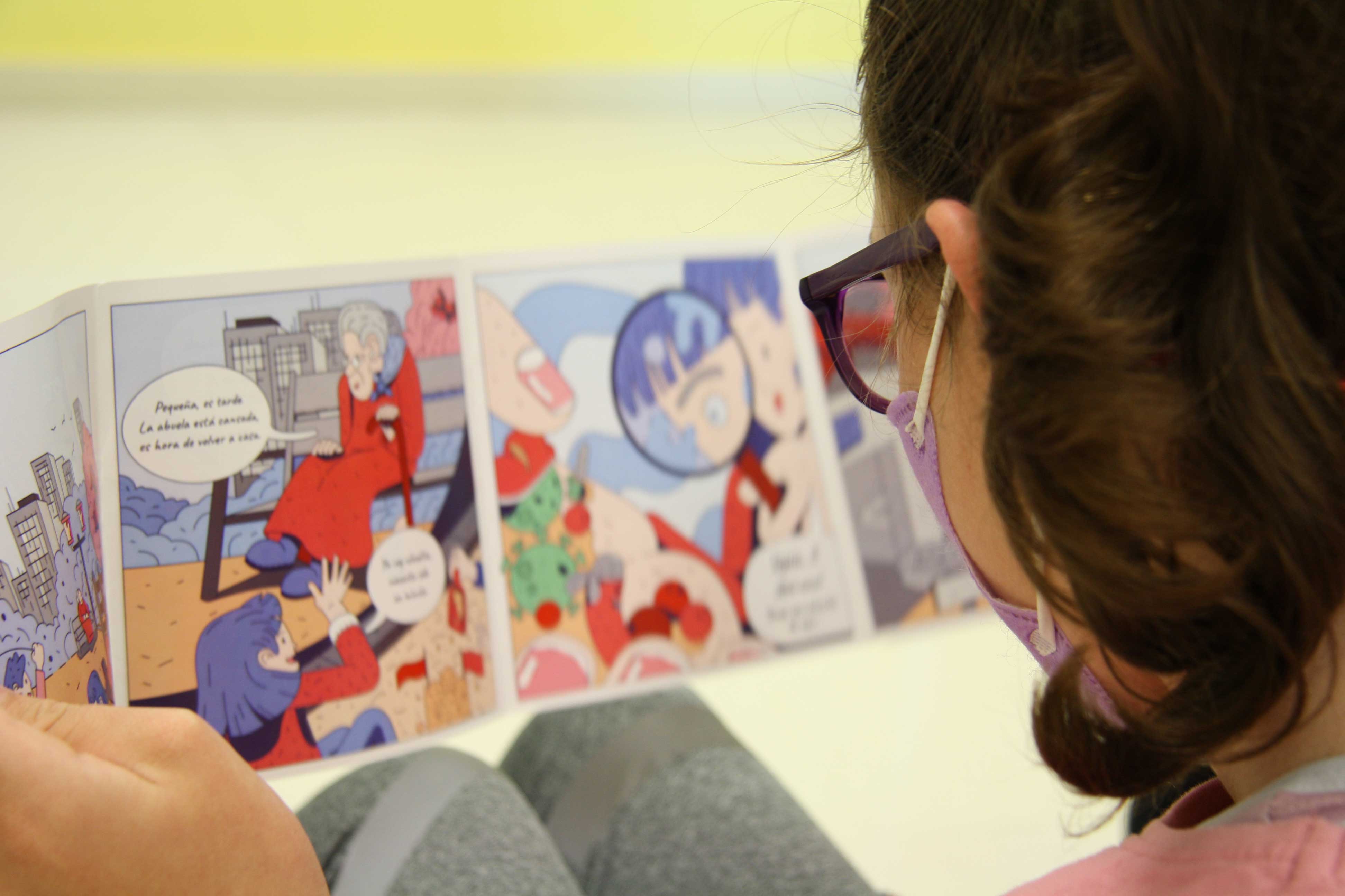 La tira ilustrada se ha repartido en todas las consultas pediátricas de los departamentos de salud de Torrevieja y Vinalopo La tira ilustrada se ha repartido en todas las consultas pediátricas de los departamentos de salud de Torrevieja y Vinalopo