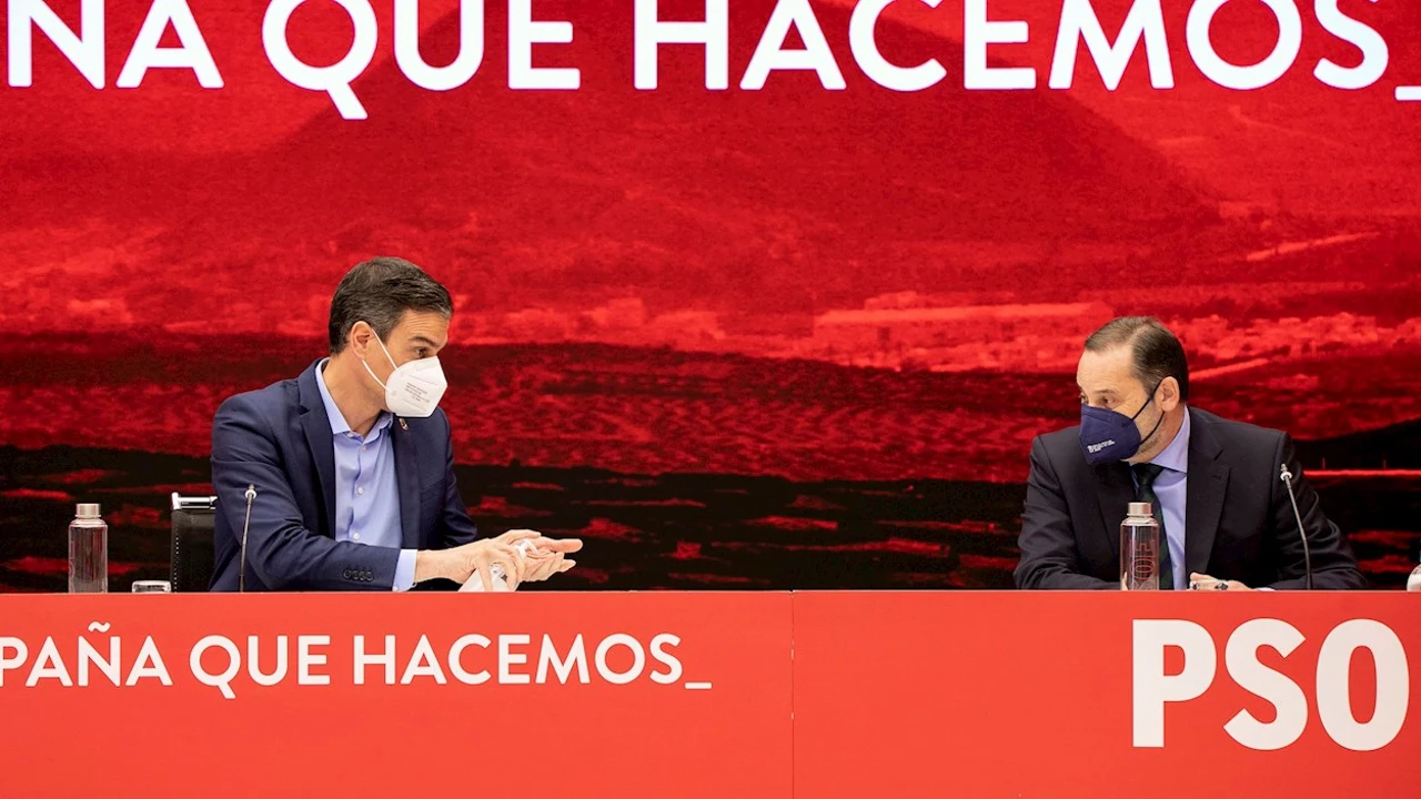 Pedro Sánchez y José Luis Ábalos