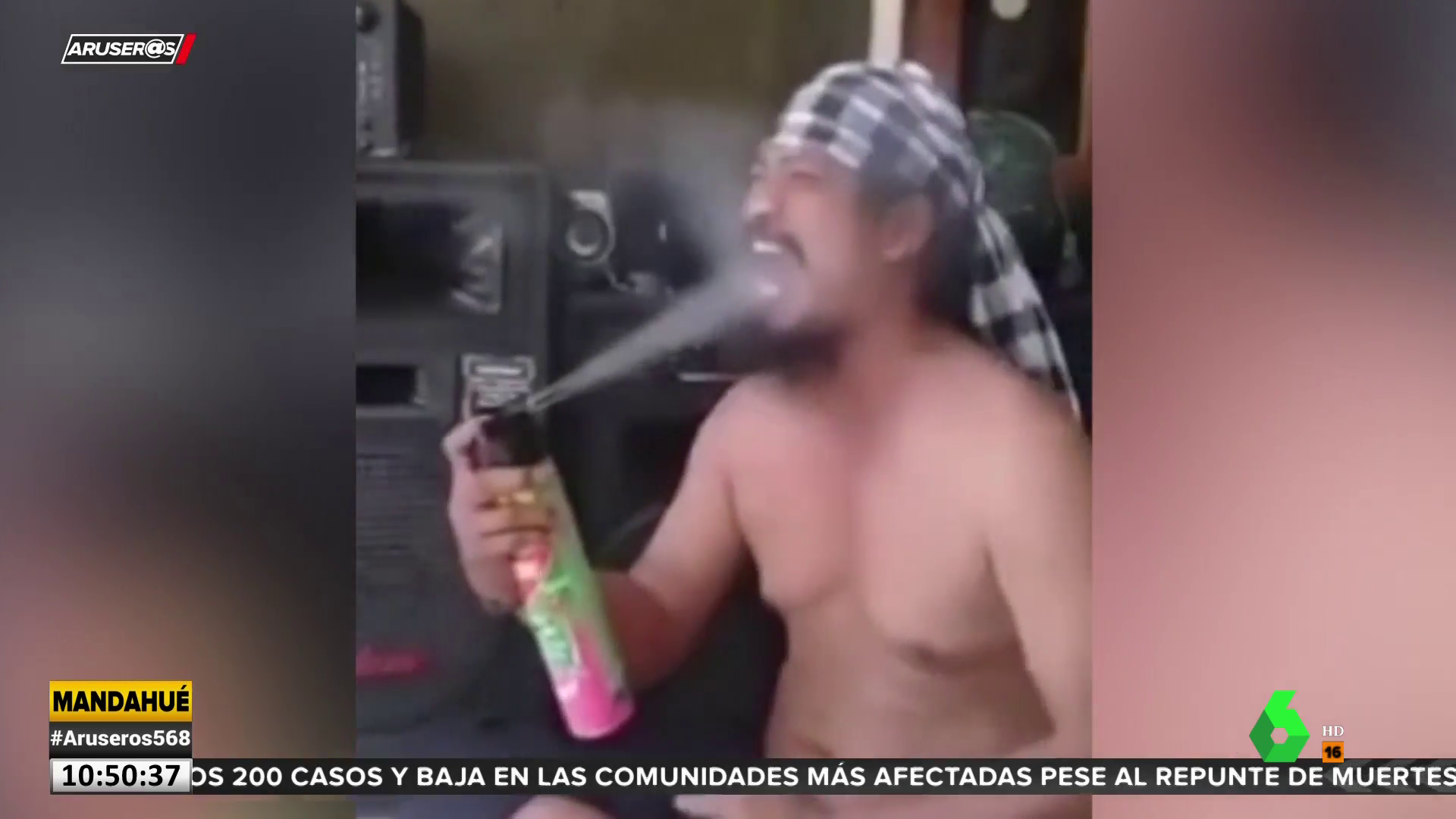 Muere un hombre al inahalar insecticida por un reto Muere un hombre al inahalar insecticida por un reto