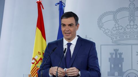 El presidente del Gobierno, Pedro Sánchez