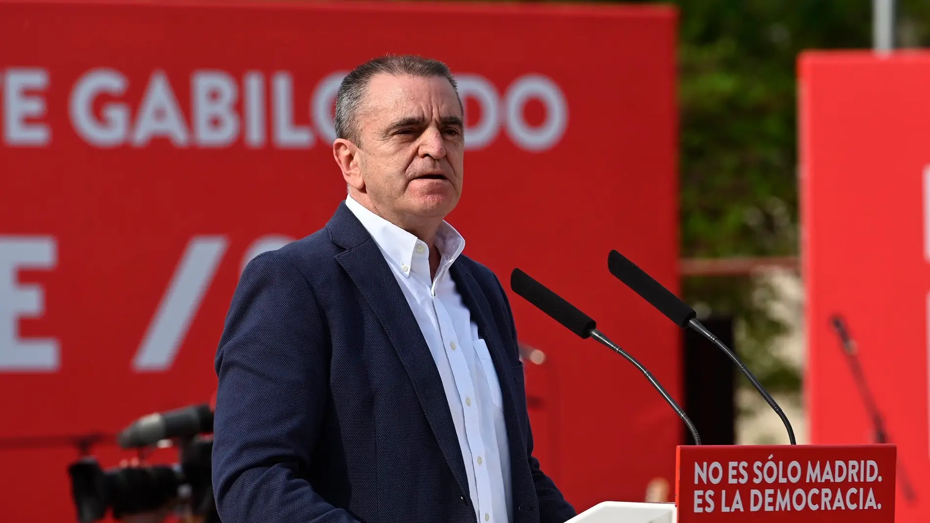 José Manuel Franco, en un acto electoral del PSOE.