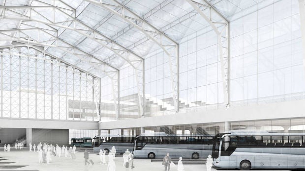 Los usuarios ganarán en "cercanía" y en "confortabilidade" con la nueva estación de autobuses de Santiago Los usuarios ganarán en "cercanía" y en "confortabilidade" con la nueva estación de autobuses de Santiago