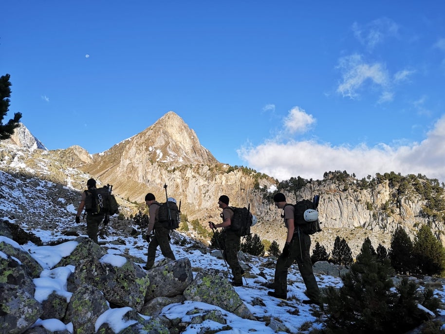 Benasque sirve de campo de entrenamiento para la expedición Benasque sirve de campo de entrenamiento para la expedición