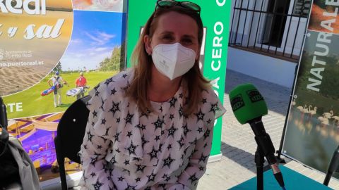 Aurora Salvador, presidenta de la FLAMPA de Puerto Real