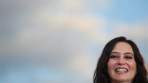 Una sonriente Isabel Díaz Ayuso Una sonriente Isabel Díaz Ayuso