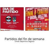 Partidos fin de semana