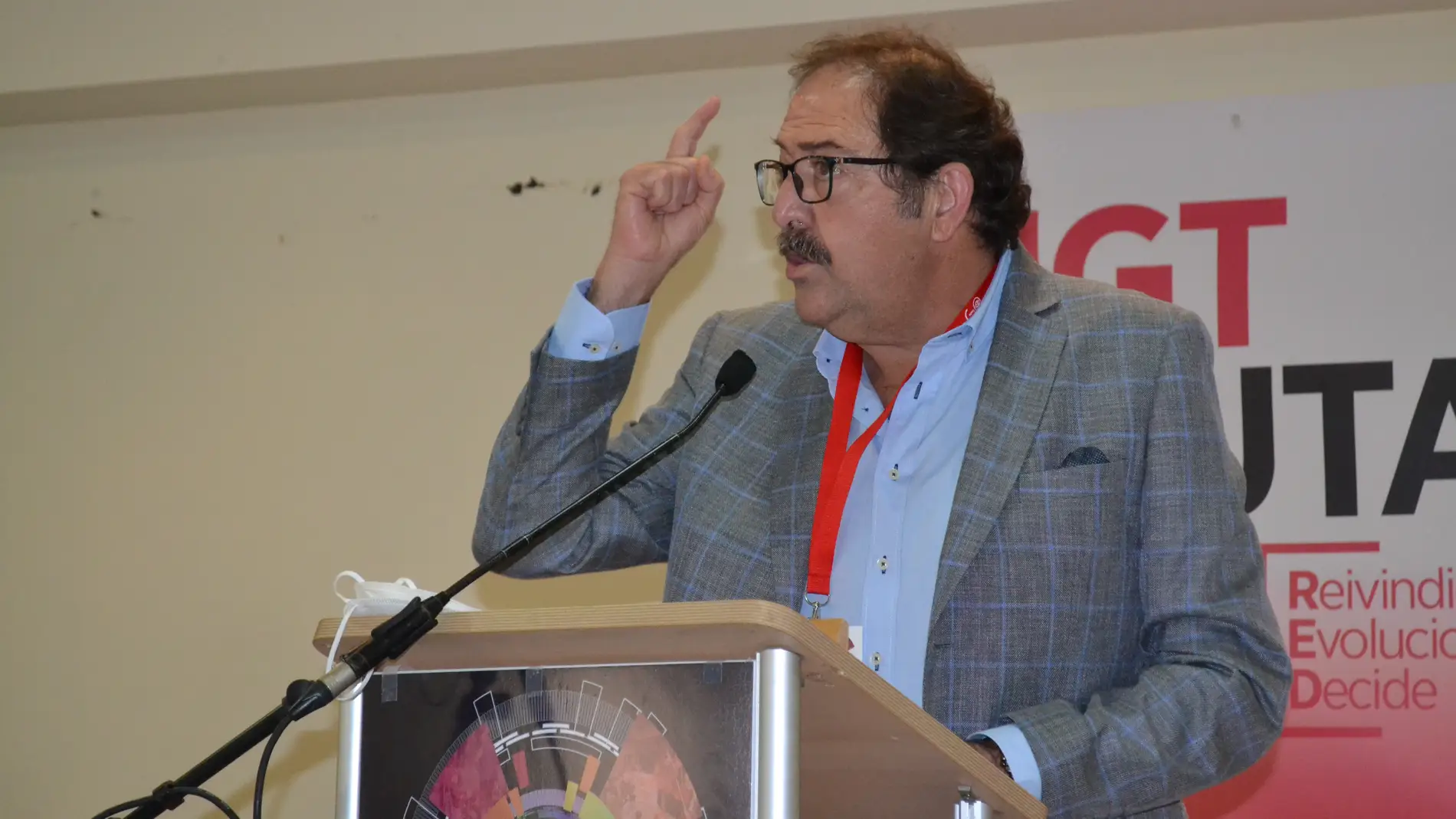 Juan Carlos Pérez Ortega reelegido secretario general de la UGT de Ceuta