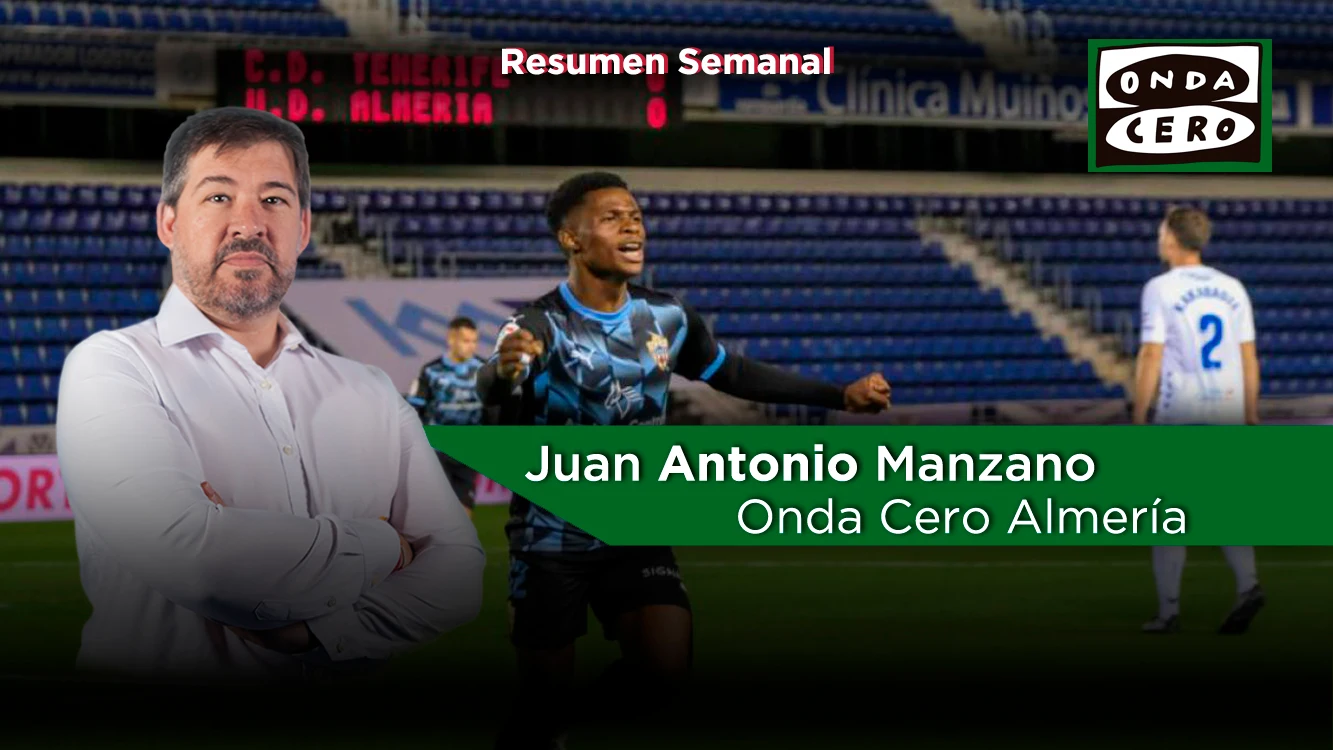 Juan Antonio Manzano Resumen semanal de la UD Almeria