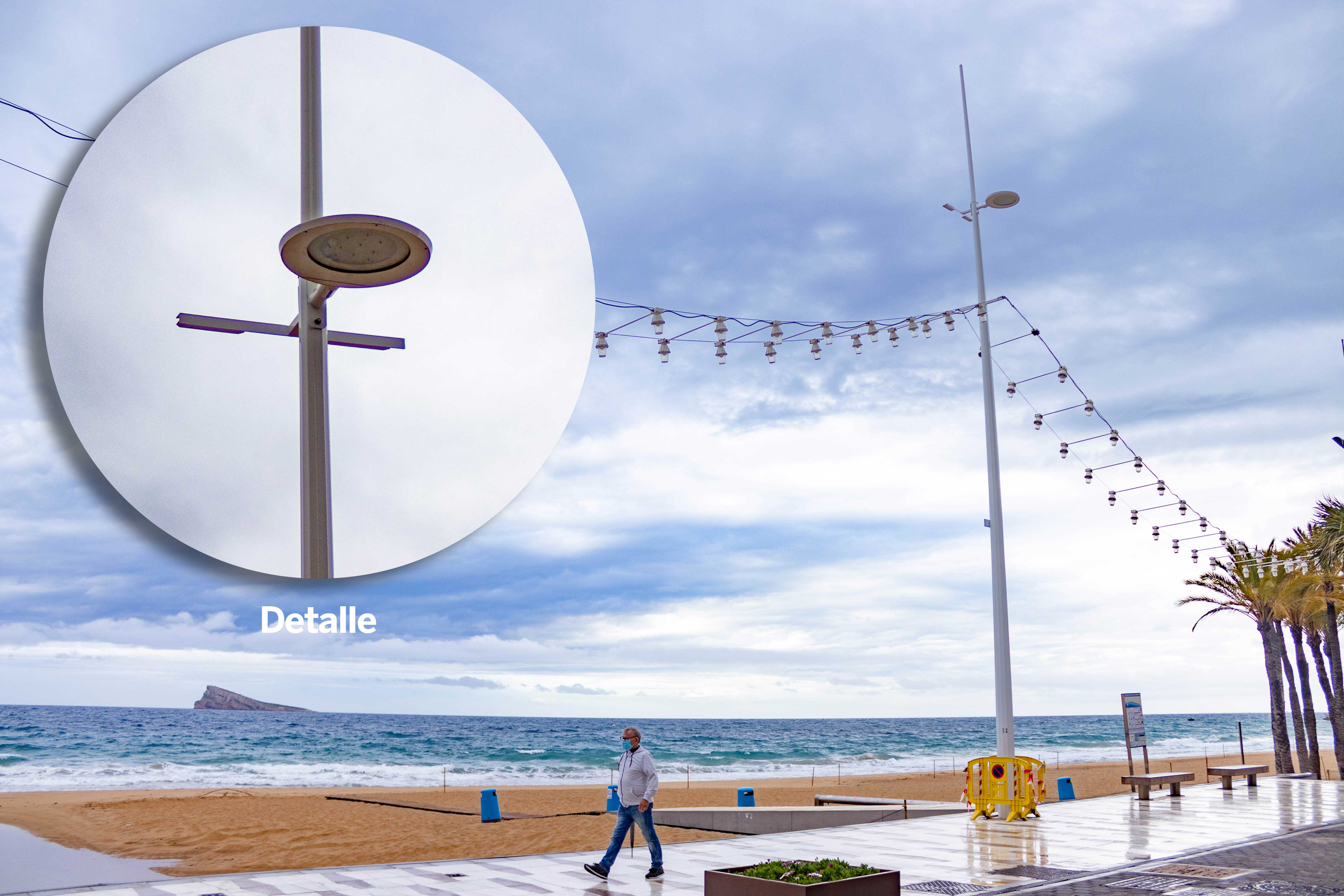 Benidorm instalará en el Paseo de Levante bancos y farolas inteligentes Benidorm instalará en el Paseo de Levante bancos y farolas inteligentes