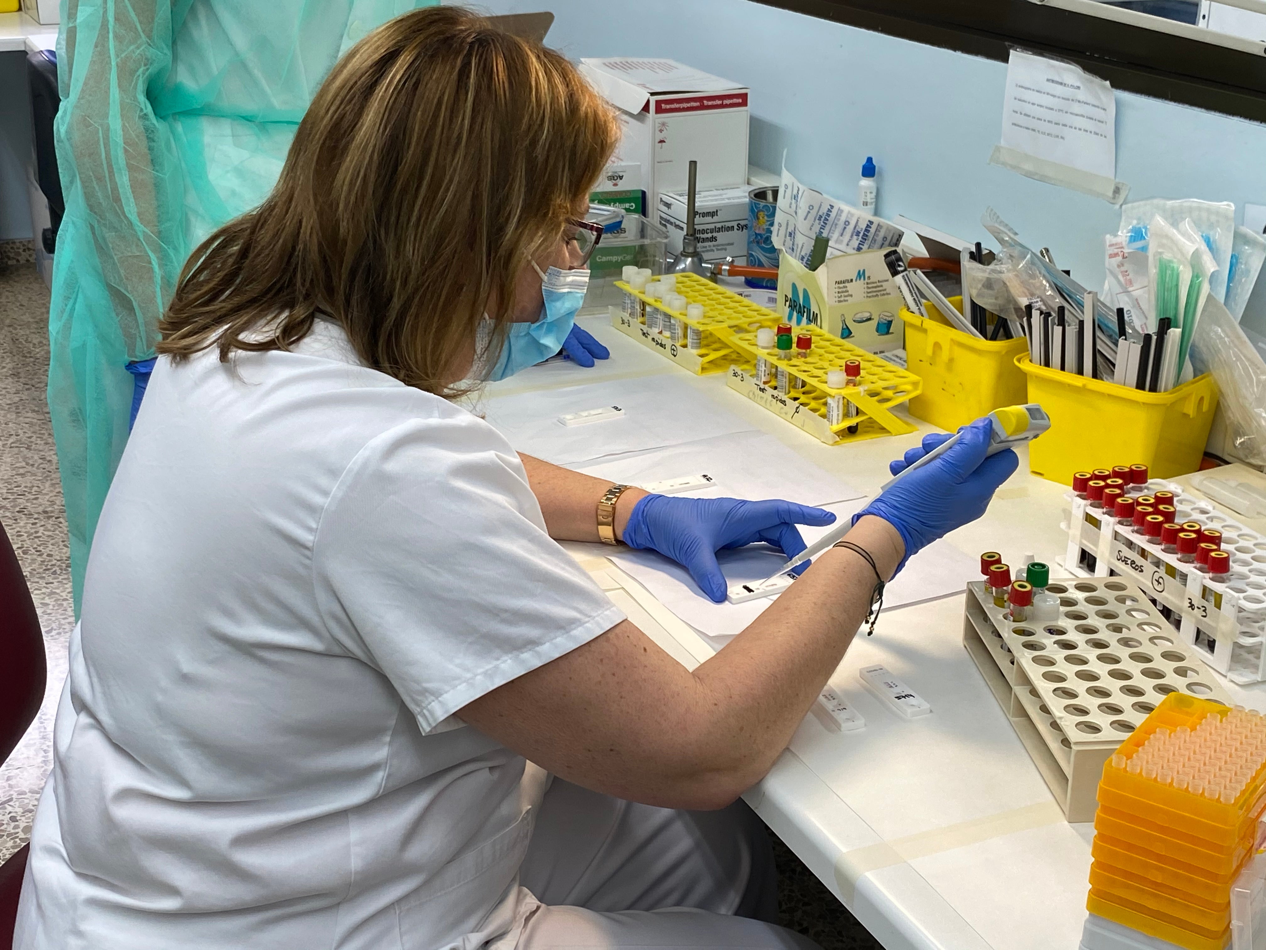 Caridad Sainz de Baranda: "En la última ola hemos llegado a realizar 1.500 PCR diarias" Caridad Sainz de Baranda: "En la última ola hemos llegado a realizar 1.500 PCR diarias"