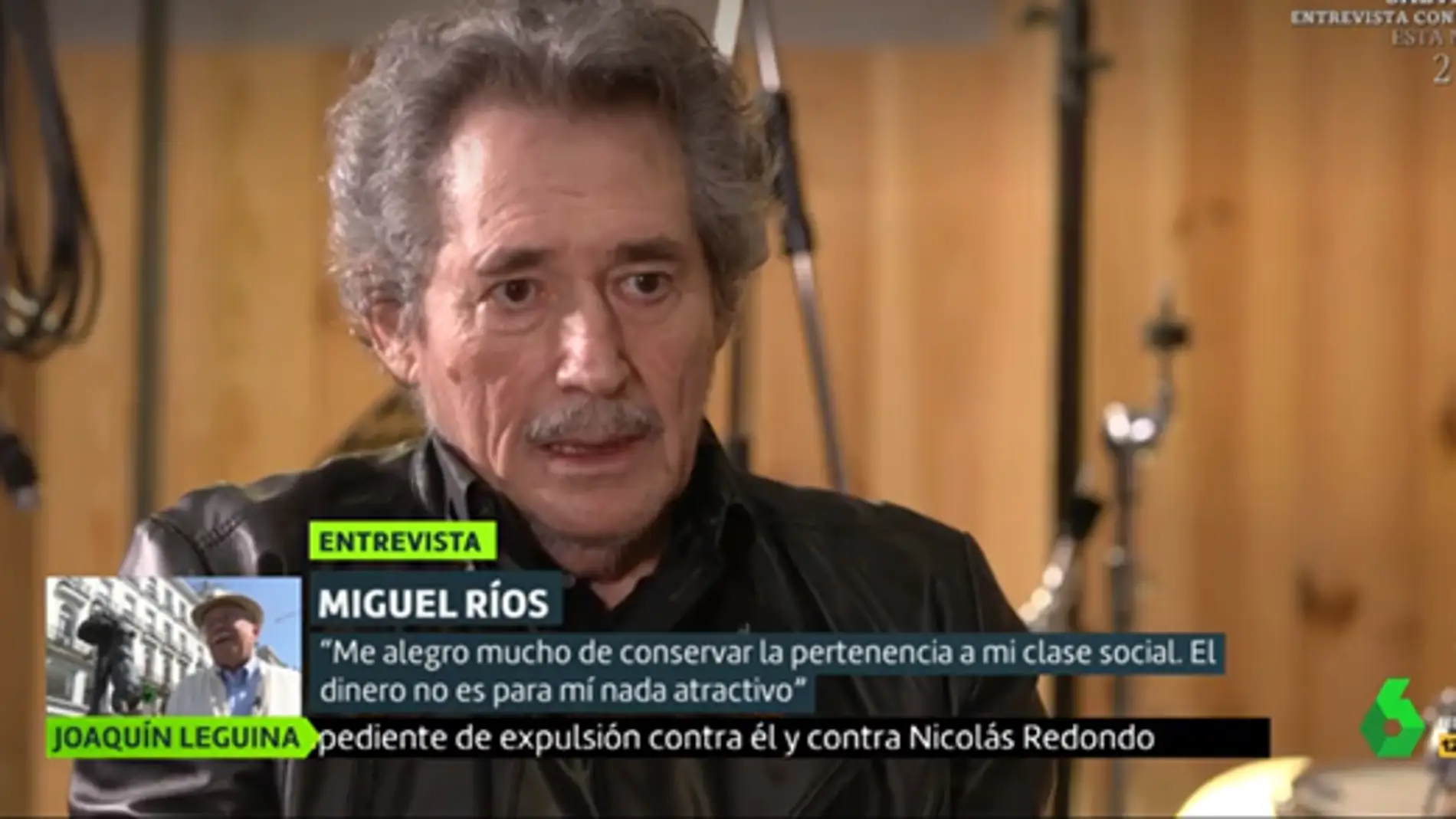 Miguel Ríos, sobre la respuesta de la izquierda a Ayuso: "Entrar con 'fascismo o democracia' es comprarle todas las papeletas para colocarla"