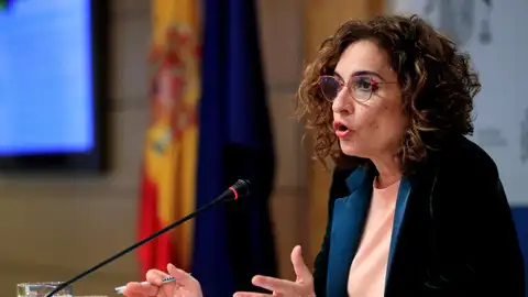 a ministra de Hacienda y portavoz del Gobierno, María Jesús Montero. a ministra de Hacienda y portavoz del Gobierno, María Jesús Montero.