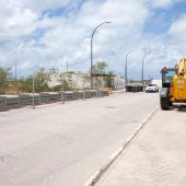 Trabajos en la carretera de La Ardila