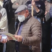 Imagen del hostelero Antonio Gutiérrez en una de las concentraciones protesta de los hosteleros en Valdepeñas Imagen del hostelero Antonio Gutiérrez en una de las concentraciones protesta de los hosteleros en Valdepeñas
