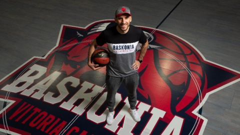 Quino Colom, jugador de Baskonia