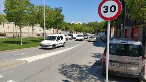Als carrers d&rsquo;un sol carril per sentit no es podr&agrave; circular a m&eacute;s de 30 km/h