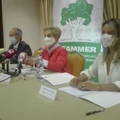 Retamero, Quintanilla y Carolina González durante la rueda de prensa en Ciudad Real Retamero, Quintanilla y Carolina González durante la rueda de prensa en Ciudad Real