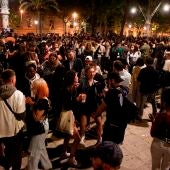 Aglomeraciones en el centro de Barcelona tras el fin del estado de alarma