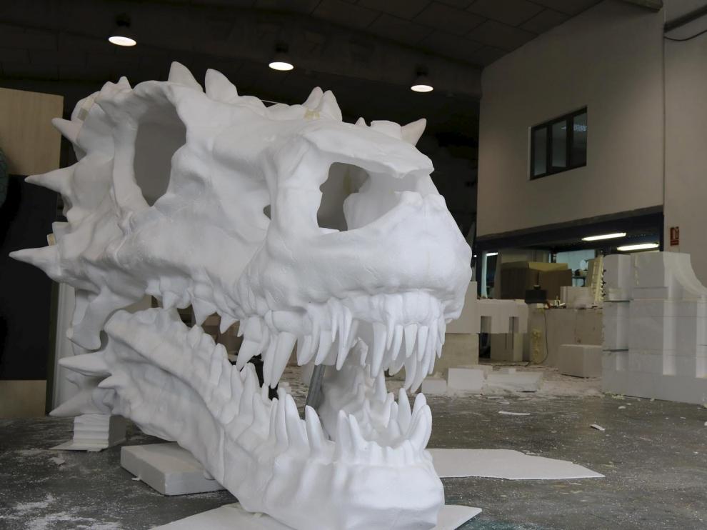 Con Huesca propone la instalación de dos calaveras de dragón como reclamo turístico Con Huesca propone la instalación de dos calaveras de dragón como reclamo turístico