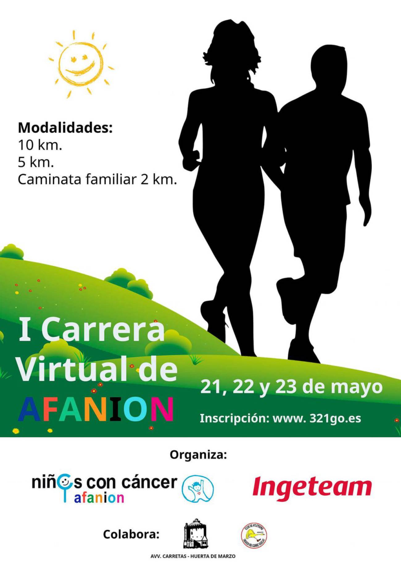 Carrera virtual a beneficio de los niños con cáncer Carrera virtual a beneficio de los niños con cáncer
