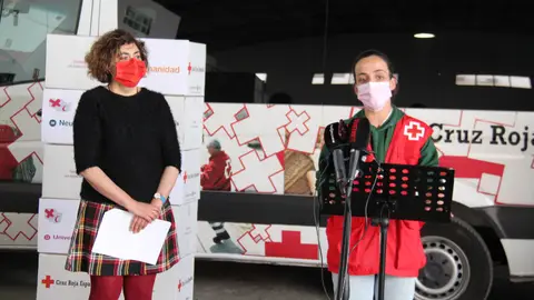 Acto en las naves de Cruz Roja Alcázar Acto en las naves de Cruz Roja Alcázar
