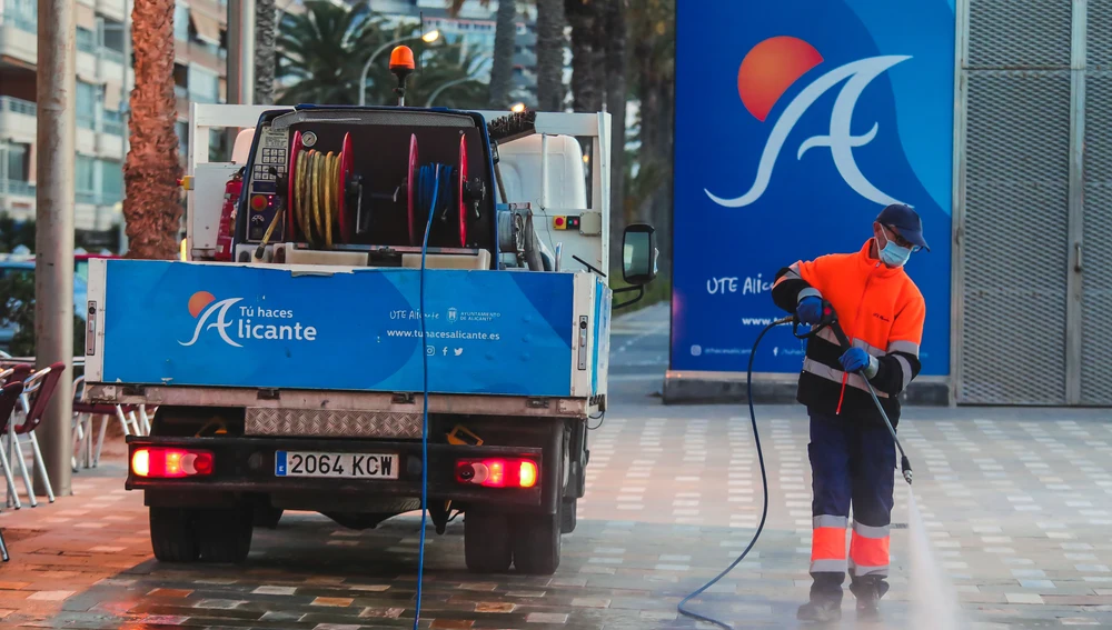 Tareas diarias de limpieza en Alicante 