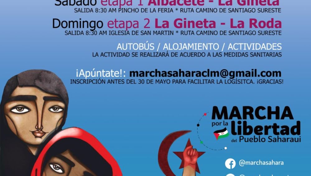 Albacete se suma a la Marcha por la Libertad del Pueblo Saharaui Albacete se suma a la Marcha por la Libertad del Pueblo Saharaui
