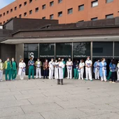 Concentración en el Hospital de Ciudad Real Concentración en el Hospital de Ciudad Real