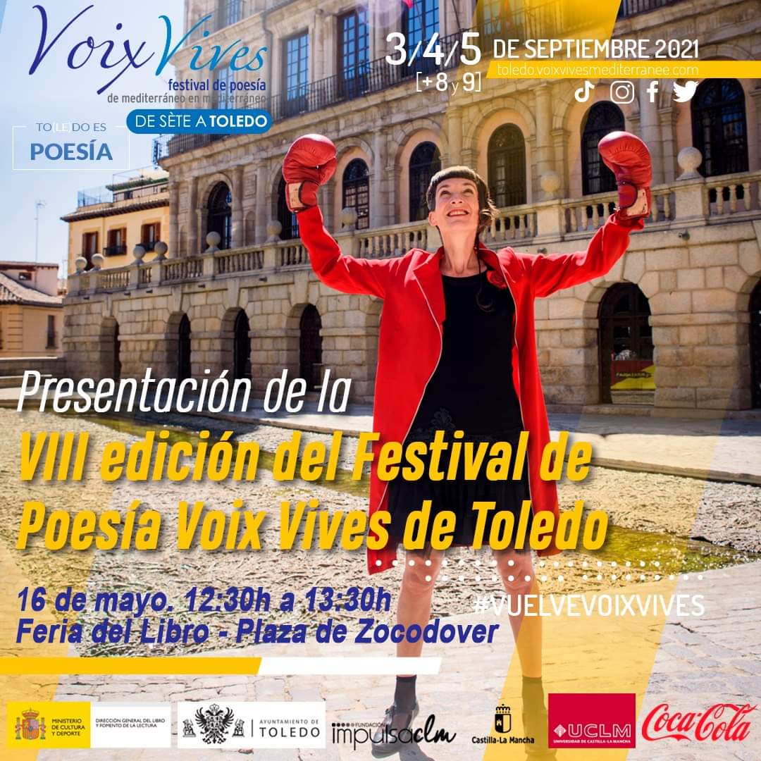 El Festival de Poesía Voix Vives se presentará en la Feria del Libro de Toledo El Festival de Poesía Voix Vives se presentará en la Feria del Libro de Toledo