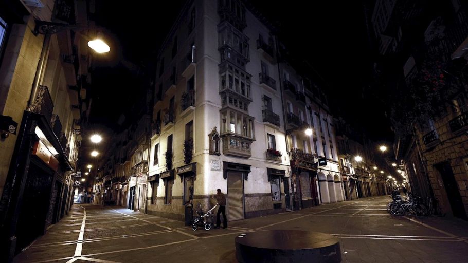 Calle Zapater&iacute;a con Pozoblanco, en el casco Viejo de Pamplona