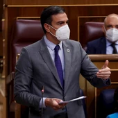 Pedro Sánchez, durante la sesión de control al Gobierno en el Congreso de los Diputados Pedro Sánchez, durante la sesión de control al Gobierno en el Congreso de los Diputados