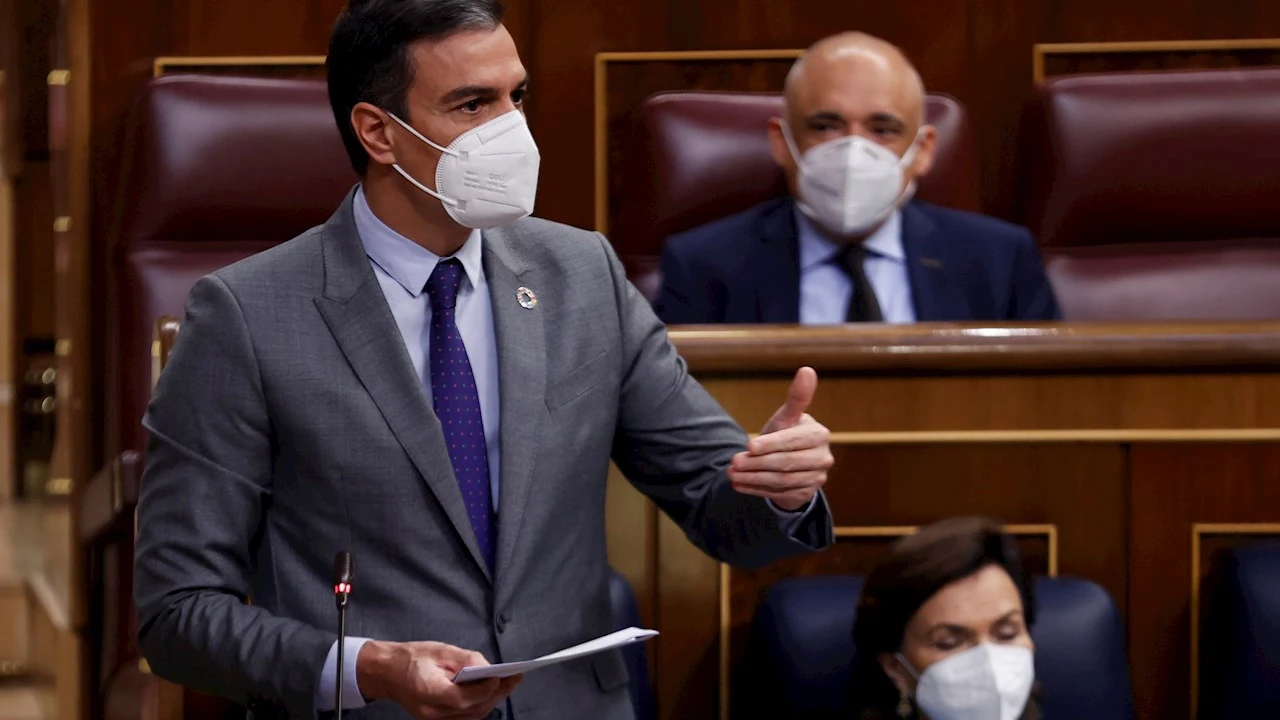 Pedro Sánchez, durante la sesión de control al Gobierno en el Congreso de los Diputados Pedro Sánchez, durante la sesión de control al Gobierno en el Congreso de los Diputados
